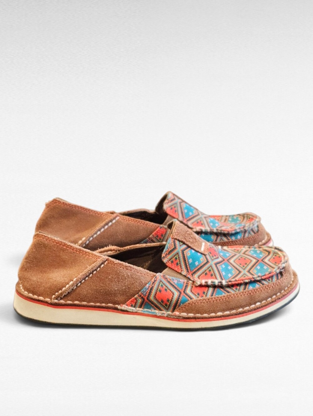 Ariat Southwestern Print Slip On Cruiser Loafers Size 8.5B - Picture 6 of 15